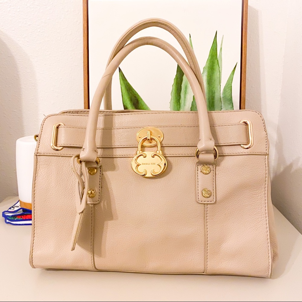 Emma Fox Cream Handbag👜